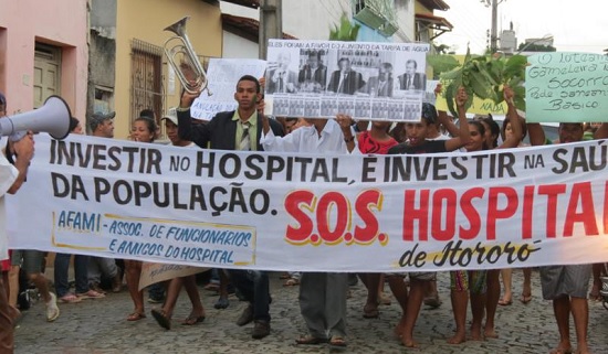 Manifestação em Itororó | Foto: Keile Araújo