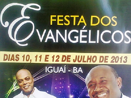 Cartaz Festa dos Evangélicos