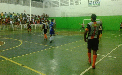 1º jogo da Final do Campeonato de Futsal de Iguaí 2014, Aliança x Sevilha | Foto: IguaíBAHIA