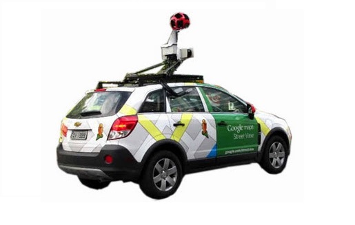 Carro do Google Street View