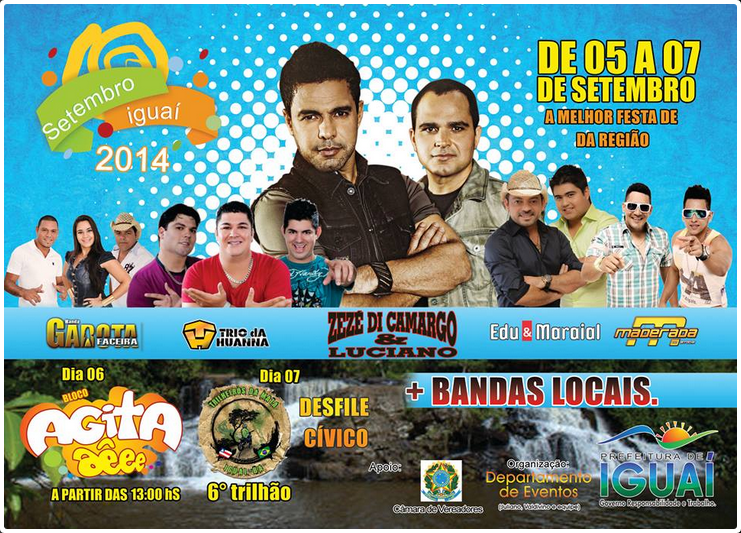 Cartaz Festa de Setembro 2014