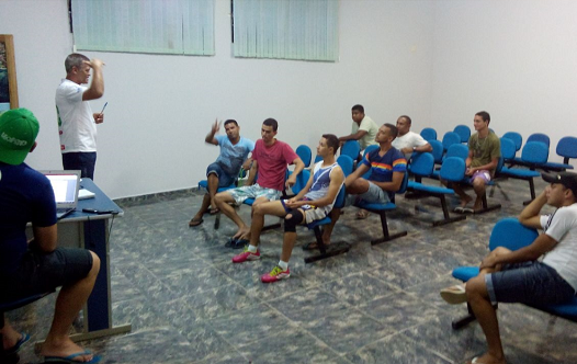 Reunião com os dirigentes das equipes do Campeonato de Futsal de Iguaí 2015