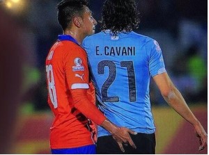 Mão bobo Cavani