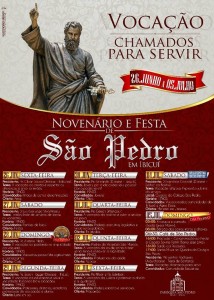 Programação Festa De São Pedro IGREJA