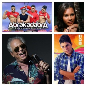 Abrakadabra, Amanda Costa, Lordão e Kaio Oliveira (Foto: Montagem IguaíBAHIA)