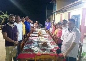 Ceia de Natal na Comunidade Terapêutica Razão do Viver - Ibicuí. (Foto: Arquivo Pessoal)