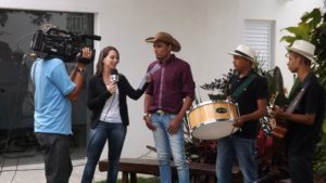 Banda Kara Nova em entrevista ao Bahia Meio-Dia. (Foto: Divulgação)
