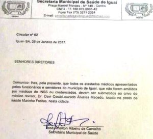 Veja o decreto.